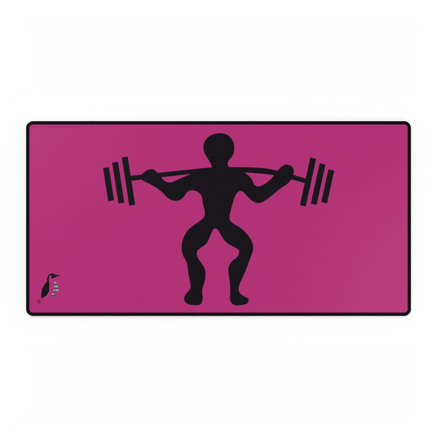 Desk Mats: Weightlifting Pink