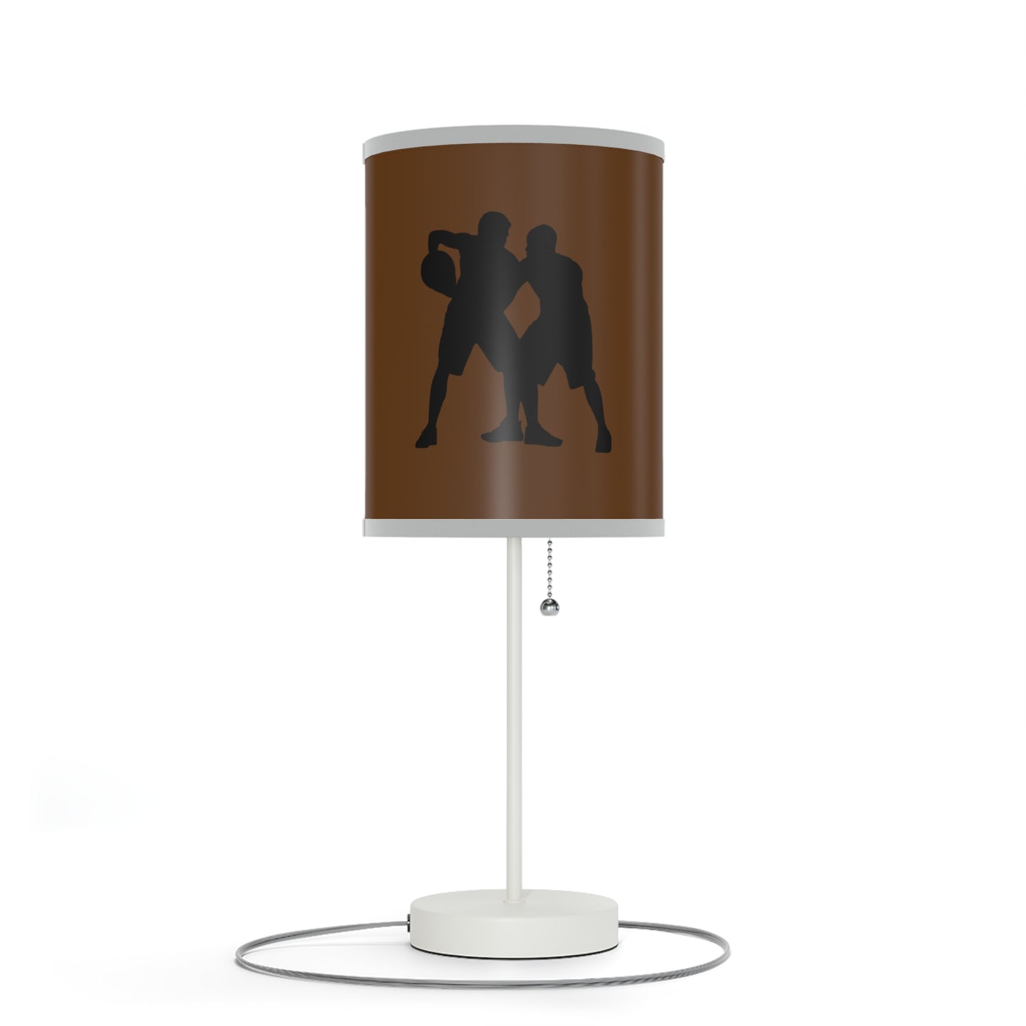 Lamp on a Stand, US|CA plug: Basketball Brown