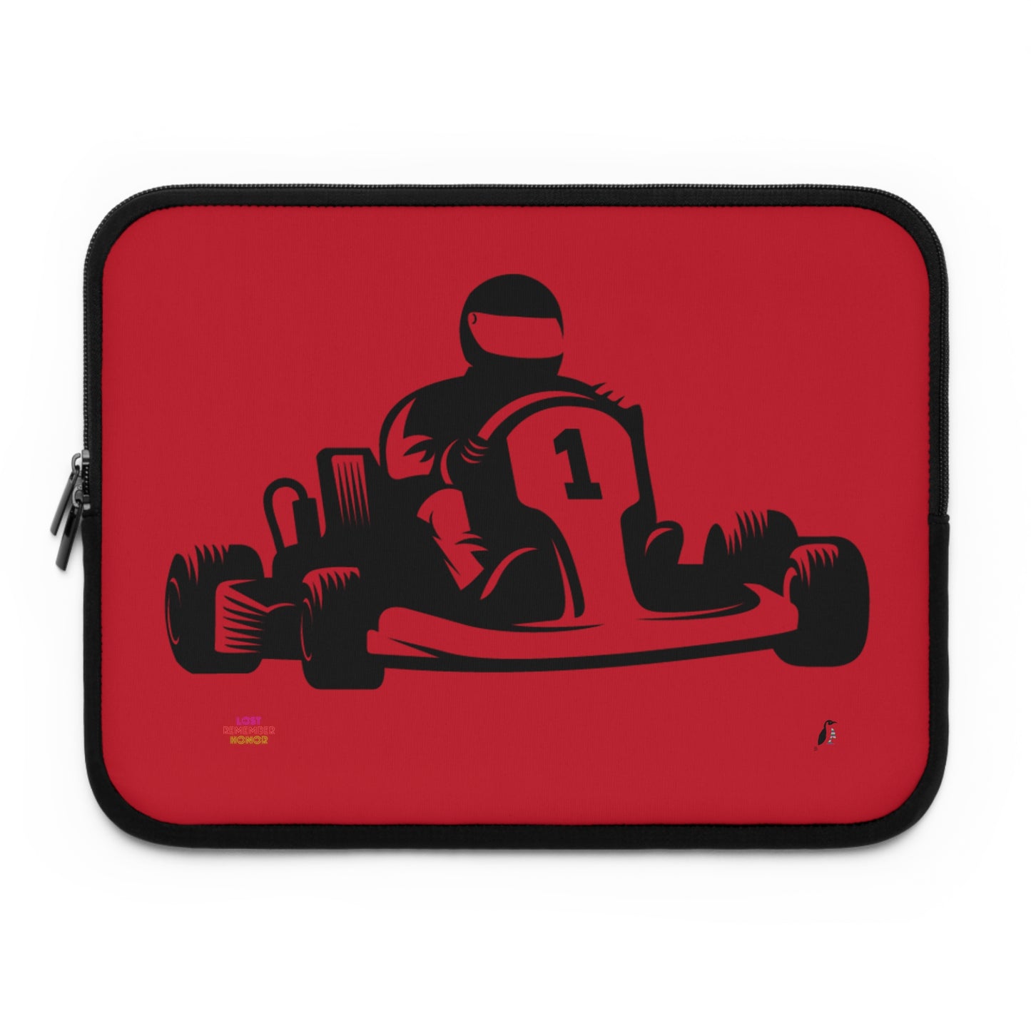 Laptop Sleeve: Racing Dark Red