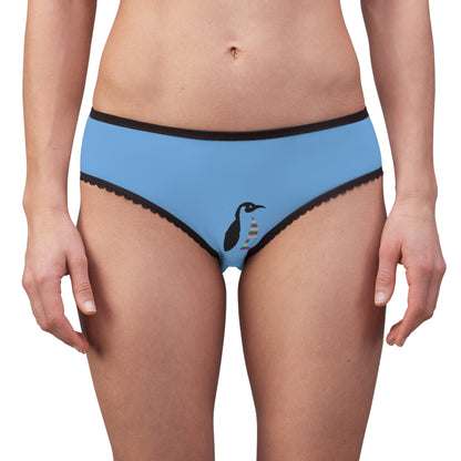 Women's Briefs: Skateboarding Lite Blue