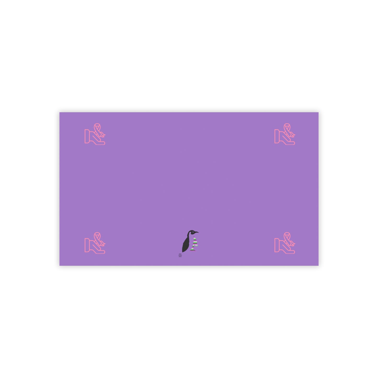 Post-it® Note Pads: Fight Cancer Lite Purple