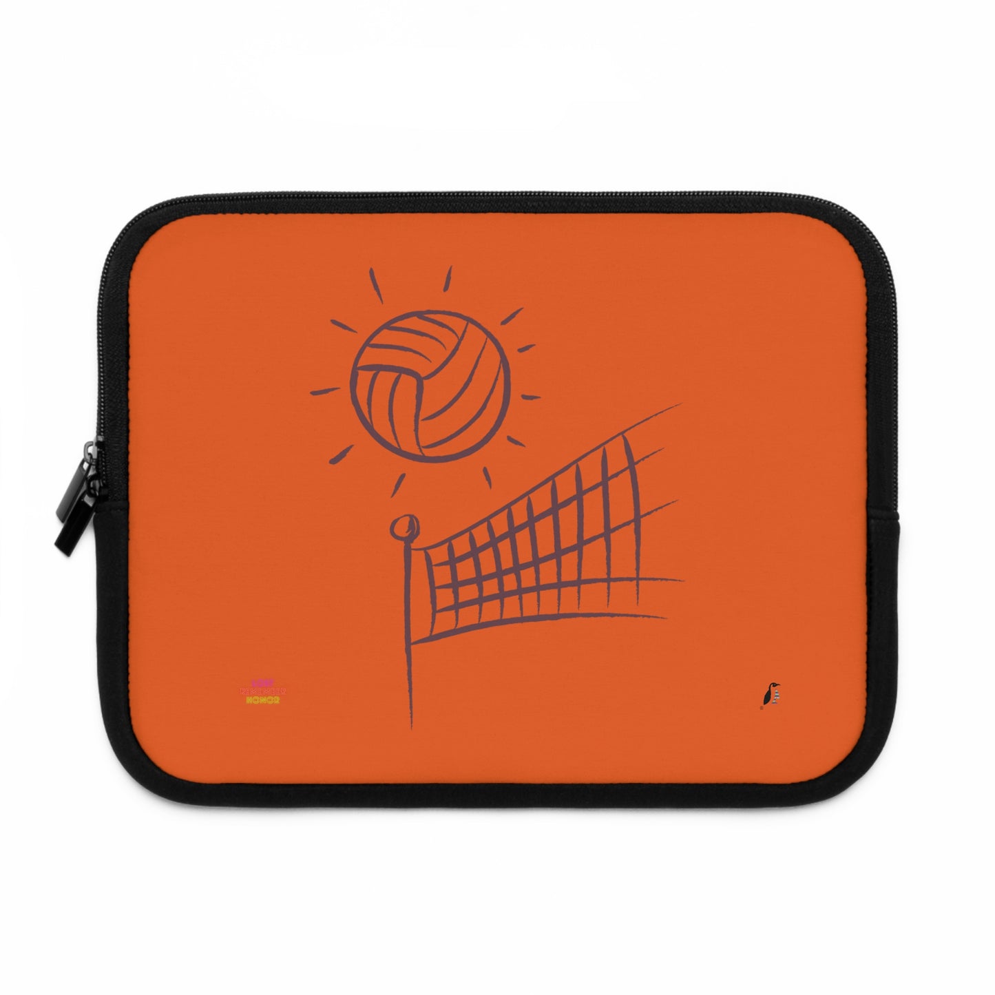 Laptop Sleeve: Volleyball Orange