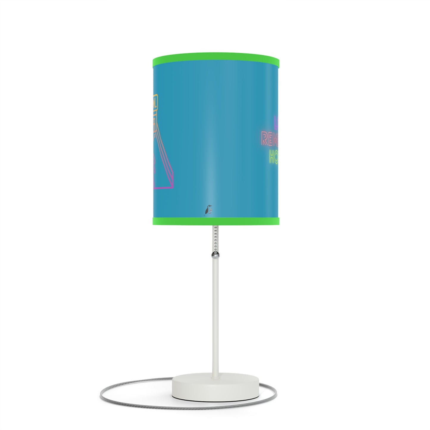 Lamp on a Stand, US|CA plug: Bowling Turquoise 