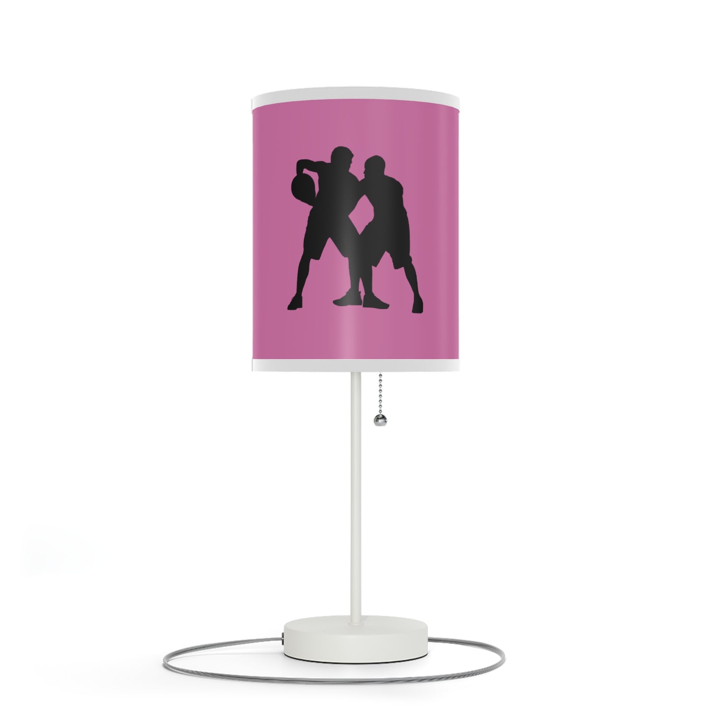 Lamp on a Stand, US|CA plug: Basketball Lite Pink