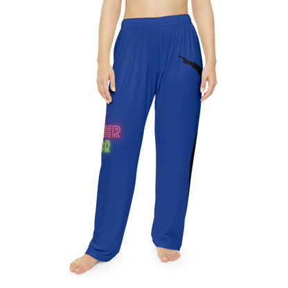 Women's Pajama Pants: Dance Dark Blue
