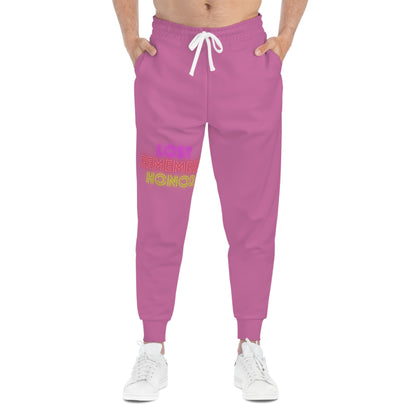 Athletic Joggers: Lost Remember Honor Lite Pink