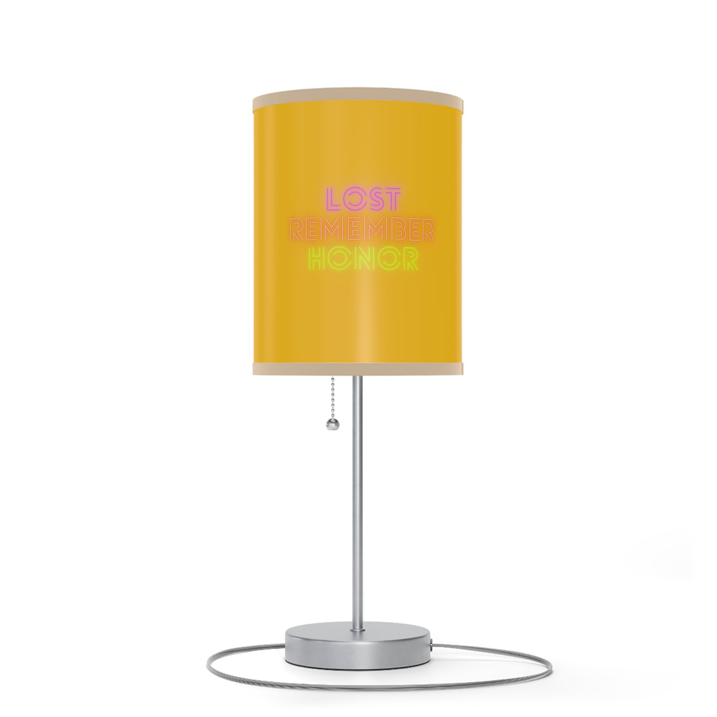 Lamp on a Stand, US|CA plug: Football Yellow