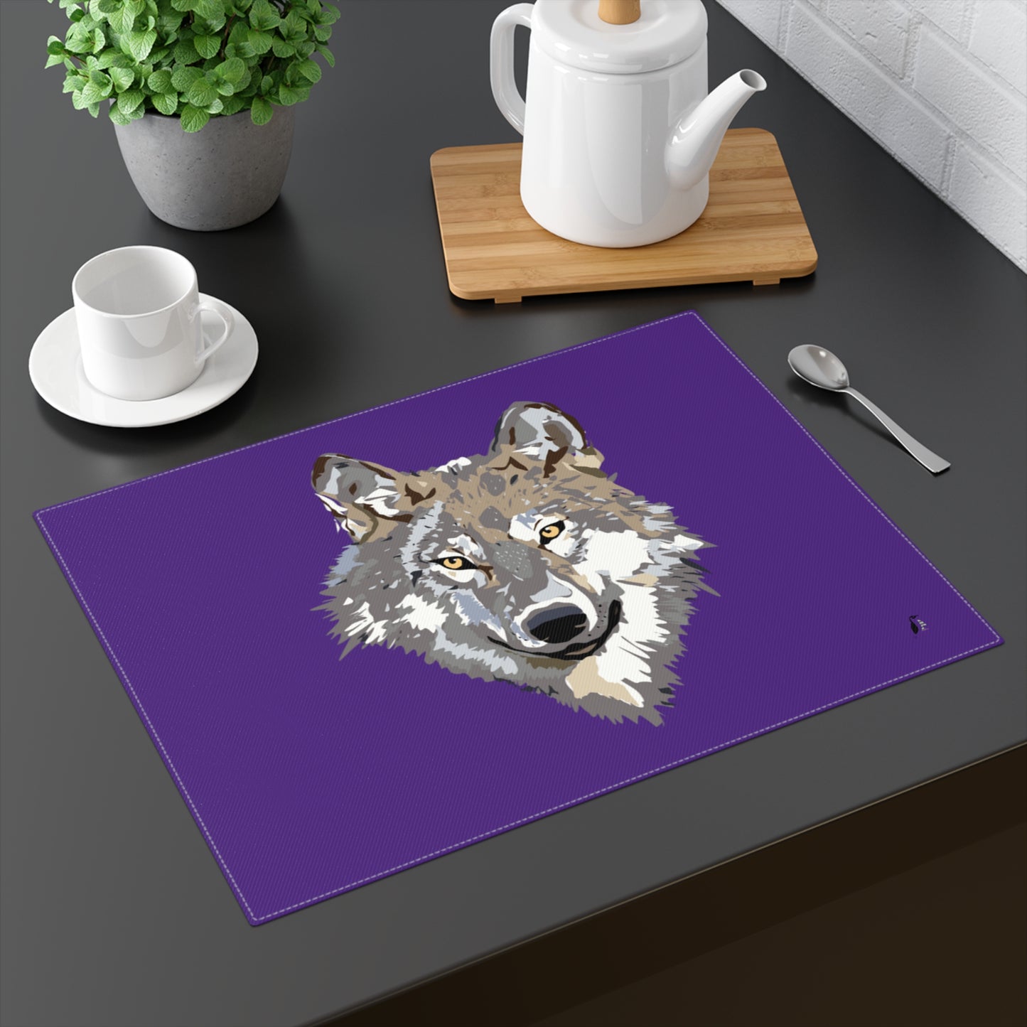 Placemat, 1pc: Wolves Purple