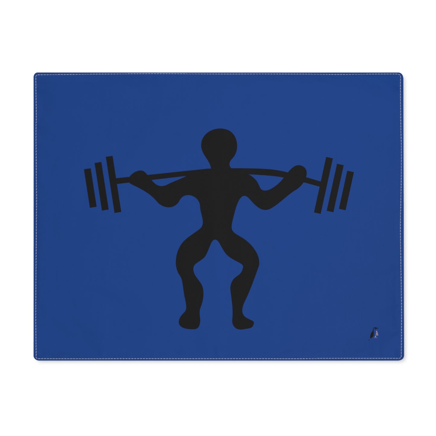 Placemat, 1pc: Weightlifting Dark Blue