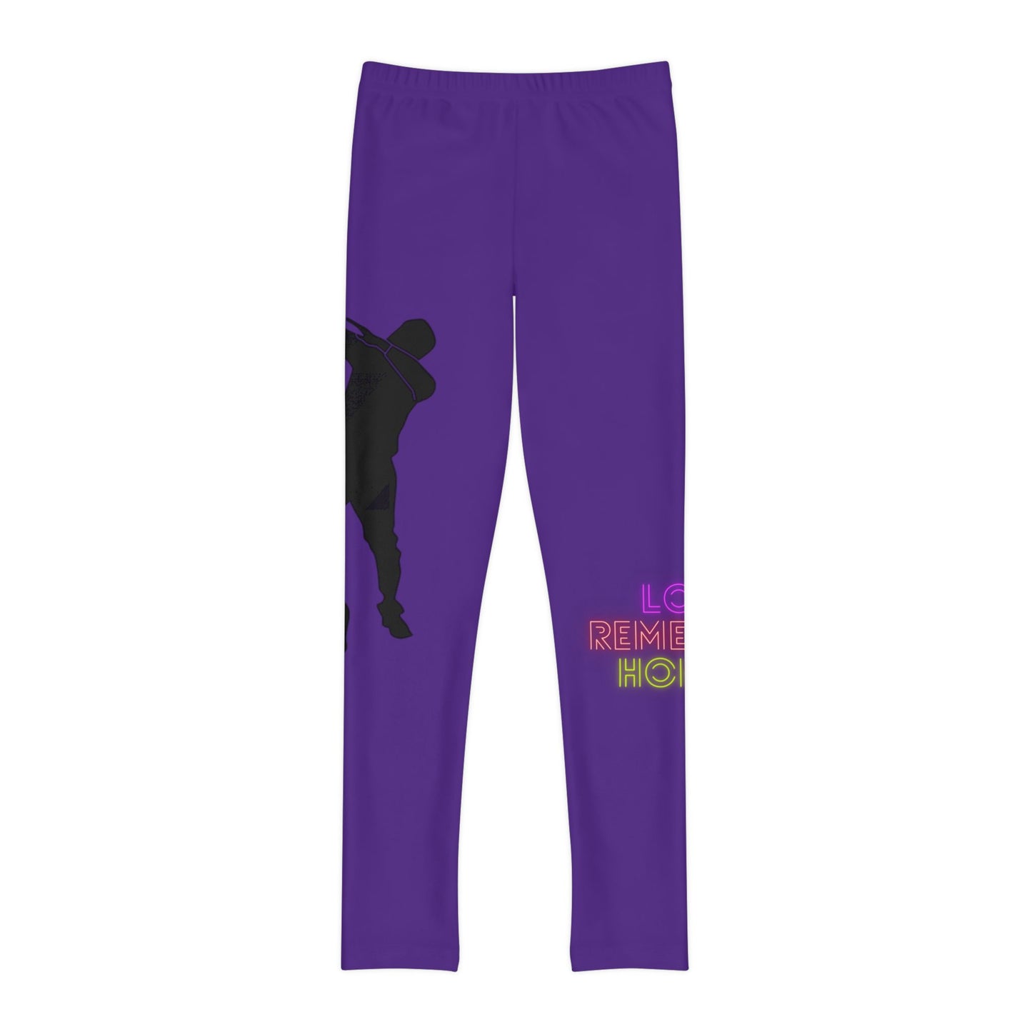 Youth Full-Length Leggings: Dance Purple