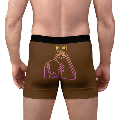 Men's Boxer Briefs: Bowling Brown