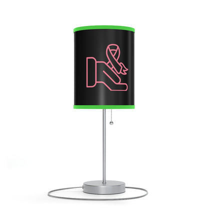 Lamp on a Stand, US|CA plug: Fight Cancer Black