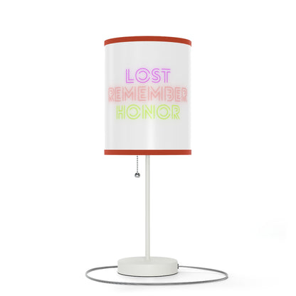 Lamp on a Stand, US|CA plug: Weightlifting White