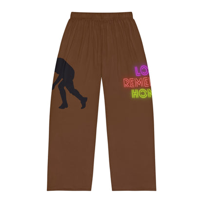 Men's Pajama Pants: Hockey Brown