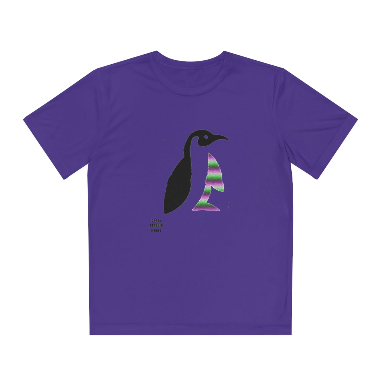 Youth Competitor Tee #2: Crazy Penguin World Logo