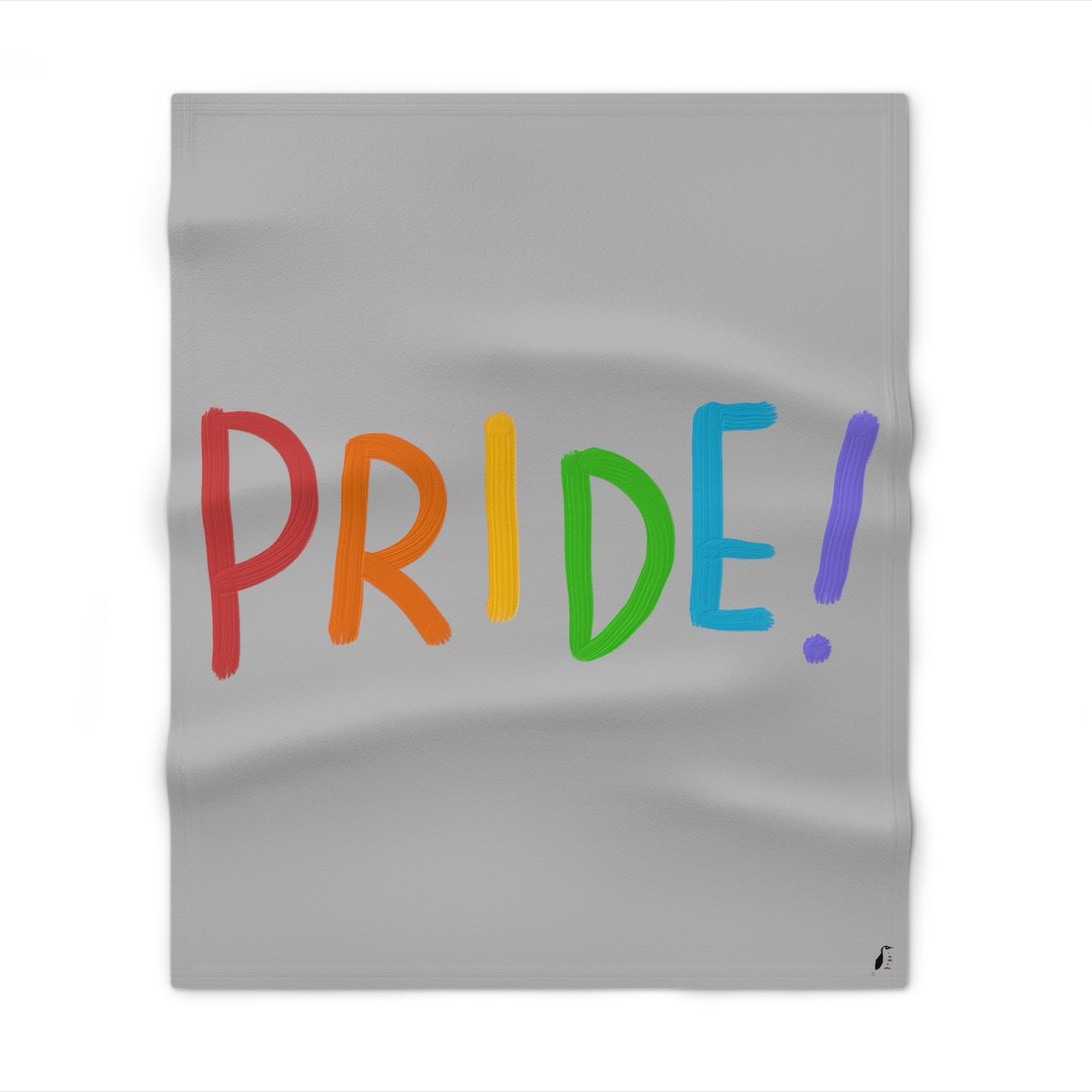 Throw Blanket: LGBTQ Pride Lite Grey