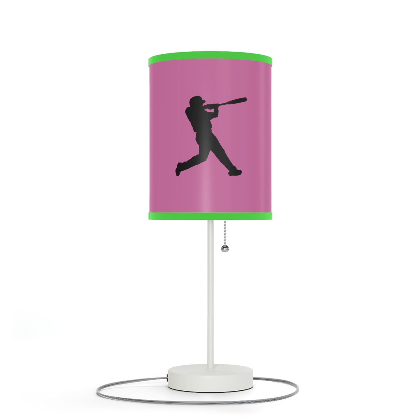 Lamp on a Stand, US|CA plug: Baseball Lite Pink