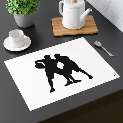 Placemat, 1pc: Basketball White