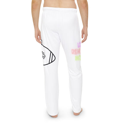 Panlalaking Pajama na Pantalon: Football White