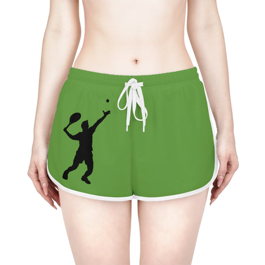 Women's Relaxed Shorts: Tennis Green