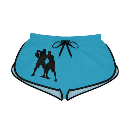 Women's Relaxed Shorts: Basketball Turquoise