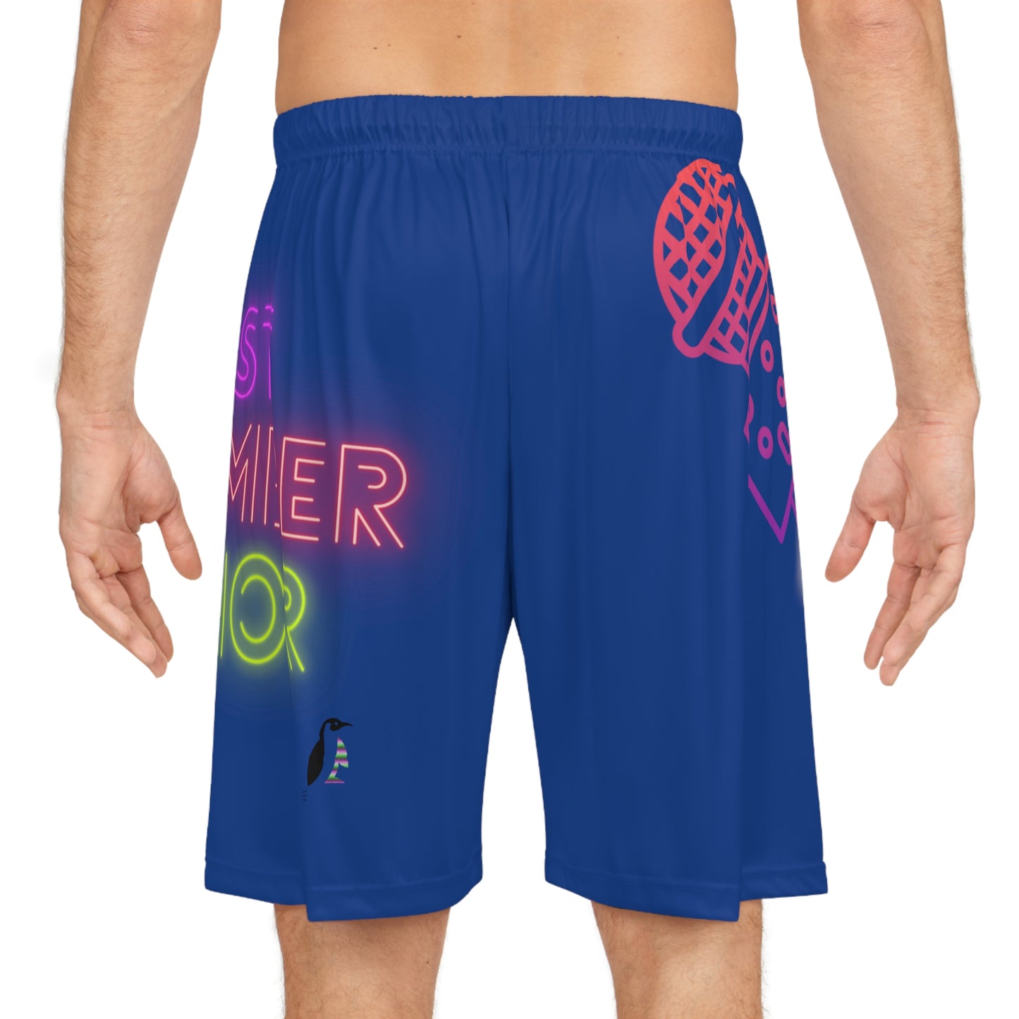 Basketball Shorts: Music Dark Blue