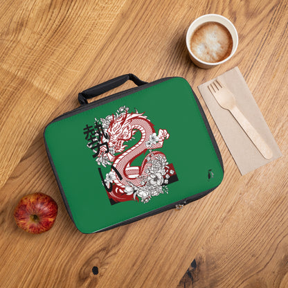 Lunch Bag: Dragons Dark Green