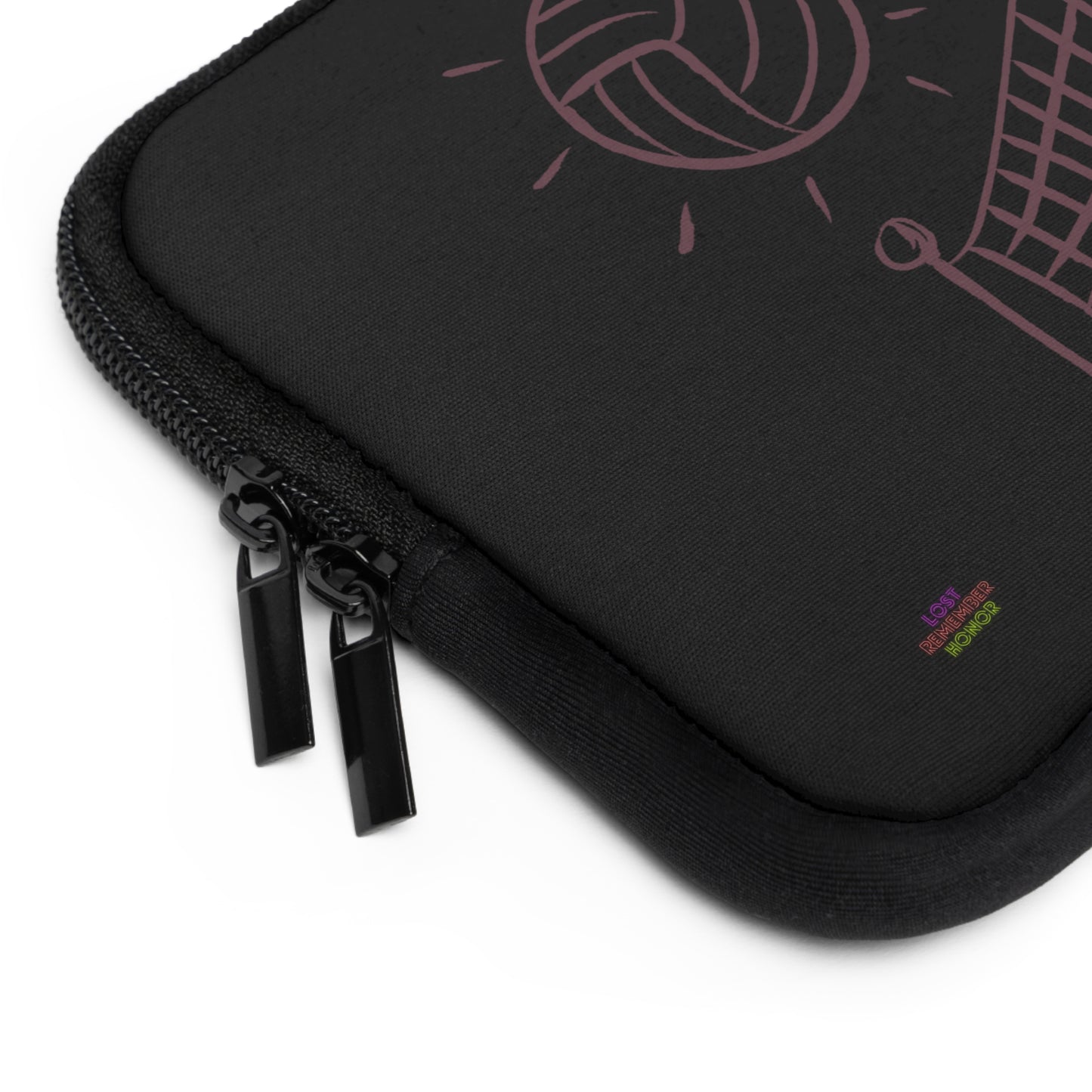 Laptop Sleeve: Volleyball Black