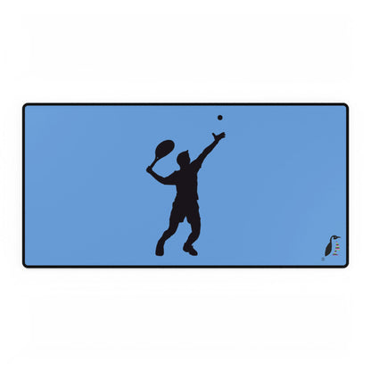 Desk Mats: Tennis Lite Blue