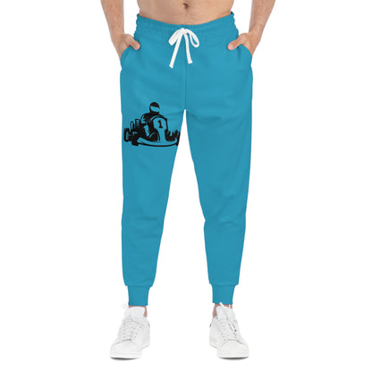 Athletic Joggers: Racing Turquoise