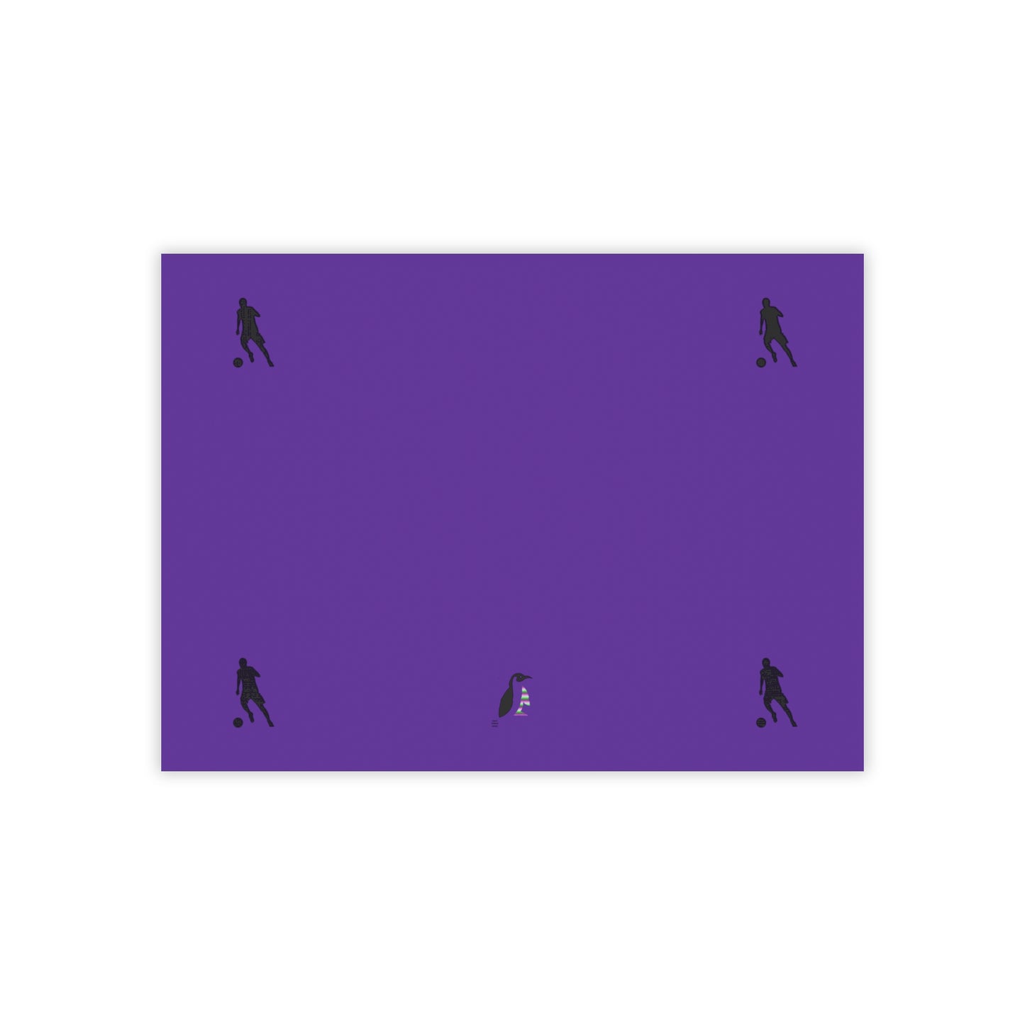 Post-it® Note Pads: Soccer Purple