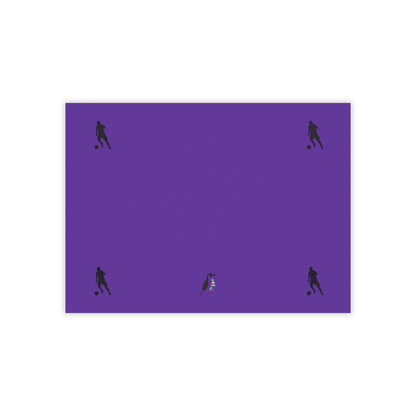 Post-it® Note Pads: Soccer Purple