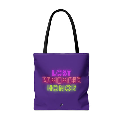 Tote Bag: Football Purple