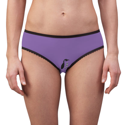 Women's Briefs: Football Lite Purple