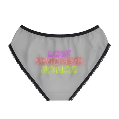 Women's Briefs: Lost Remember Honor Lite Grey