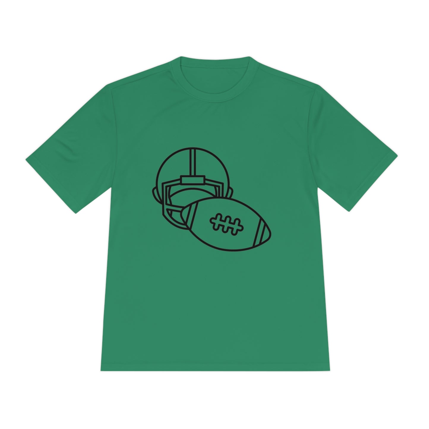 Moisture Wicking Tee: Football #2