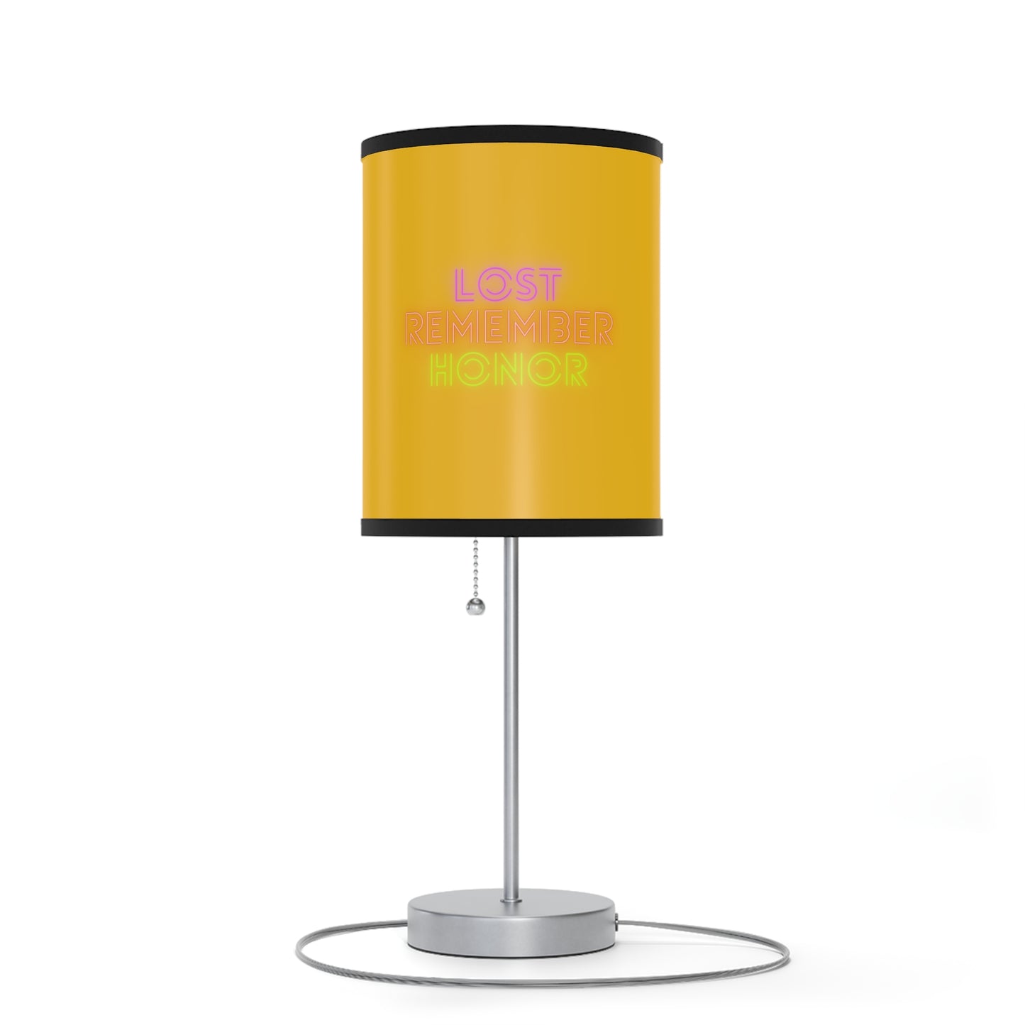 Lamp on a Stand, US|CA plug: Tennis Yellow