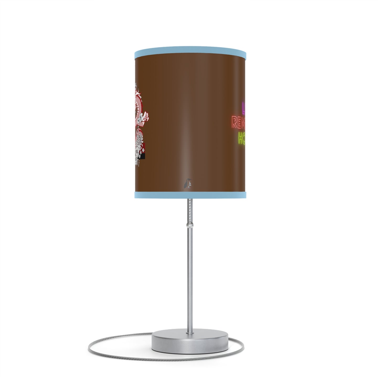 Lamp on a Stand, US|CA plug: Dragons Brown