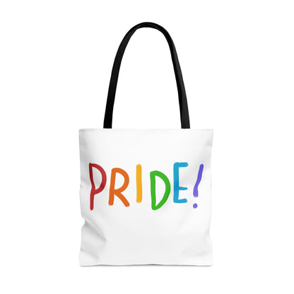 Tote Bag: LGBTQ Pride White