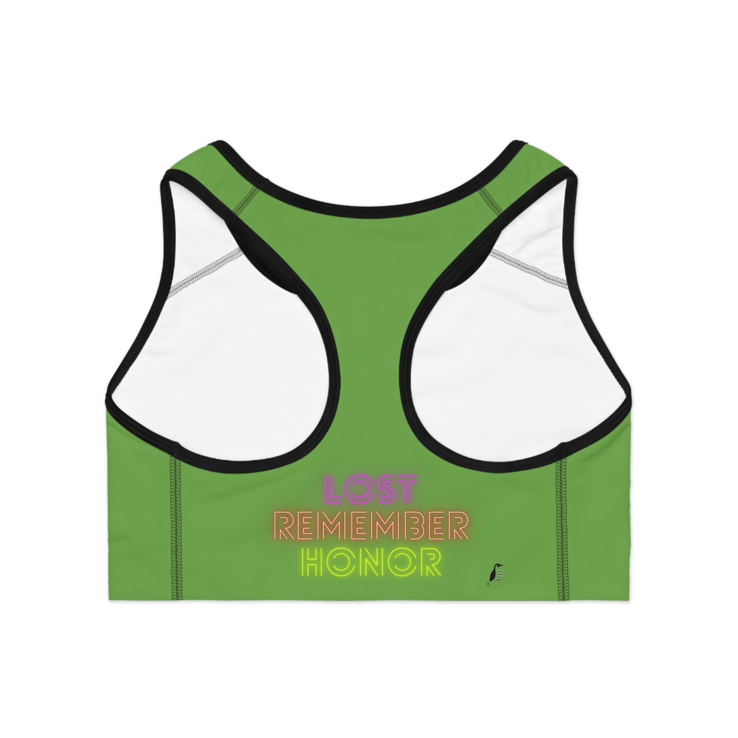 Sports Bra: Hockey Green