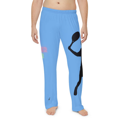 Men's Pajama Pants: Tennis Lite Blue