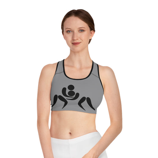 Sports Bra: Wrestling Grey