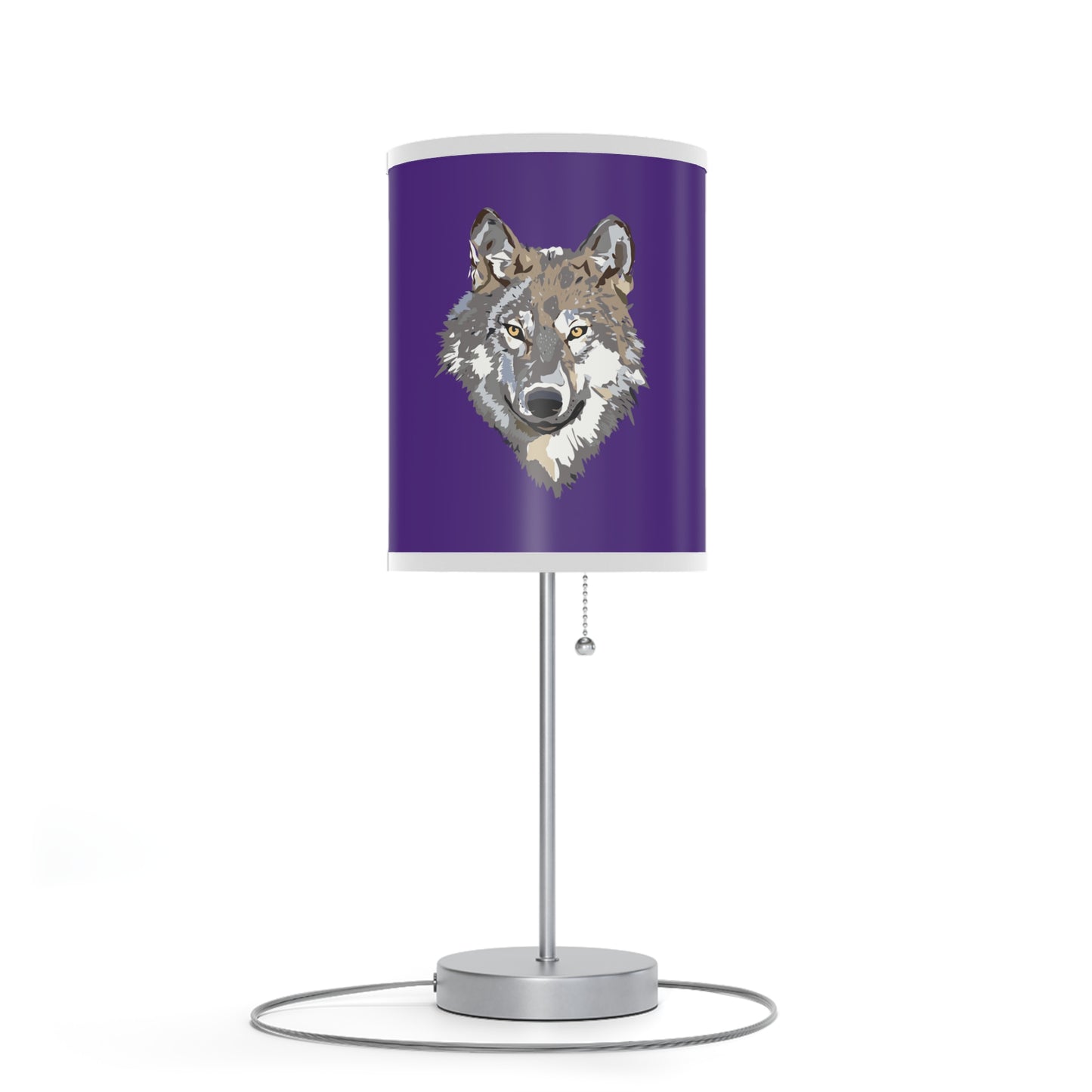 Lamp on a Stand, US|CA plug: Wolves Purple