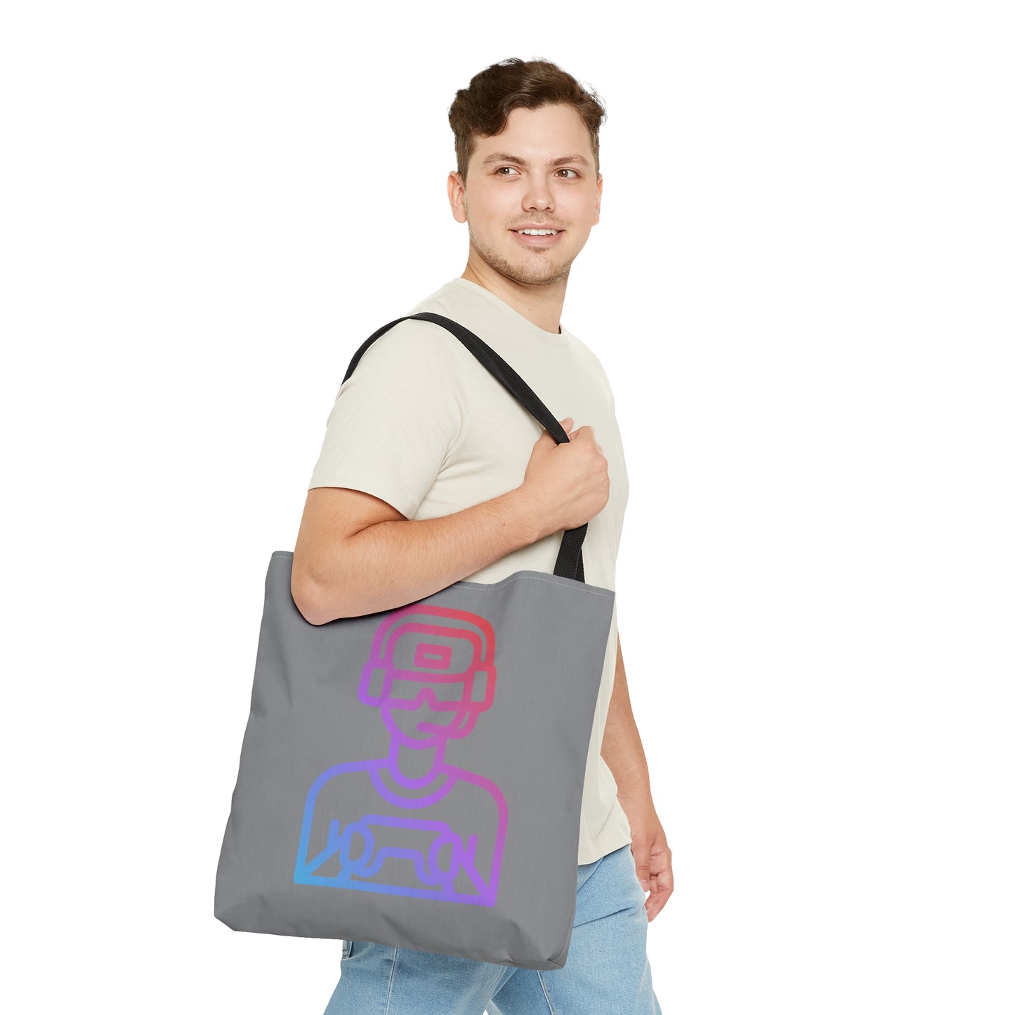 Tote Bag: Gaming Grey