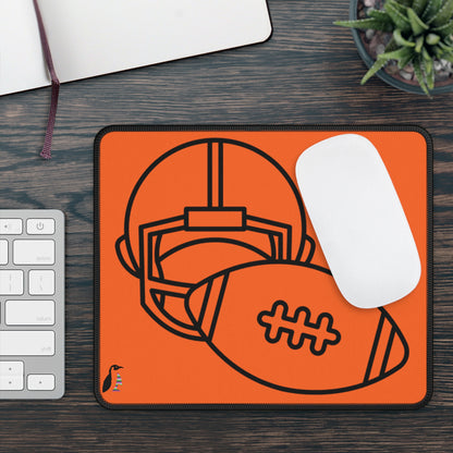 Gaming Mouse Pad: Football Orange