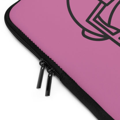 Laptop Sleeve: Football Lite Pink