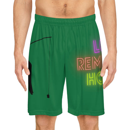 Basketball Shorts: Fishing Dark Green