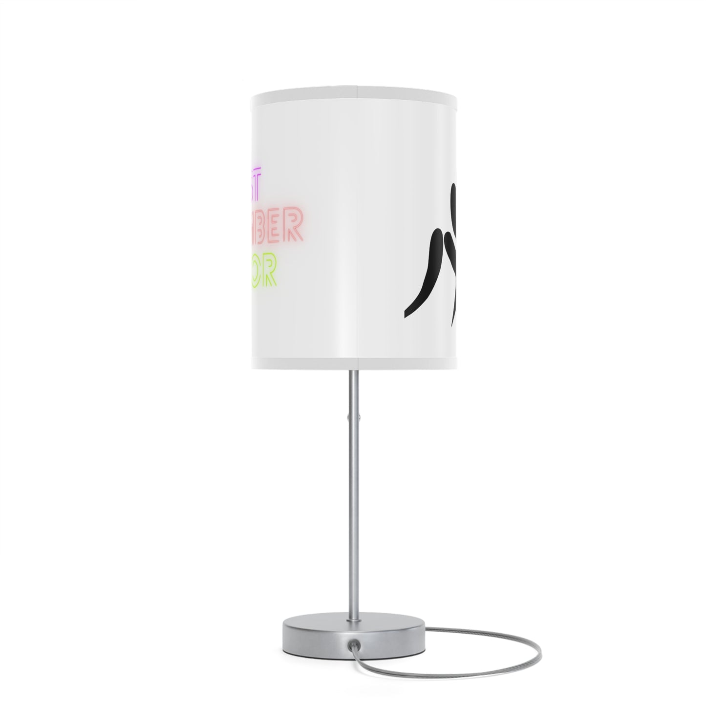 Lamp on a Stand, US|CA plug: Wrestling White