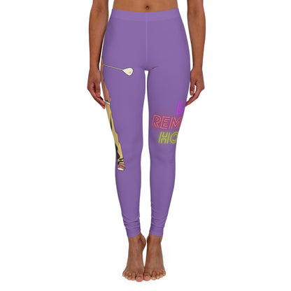 Women's Spandex Leggings: Golf Lite Purple