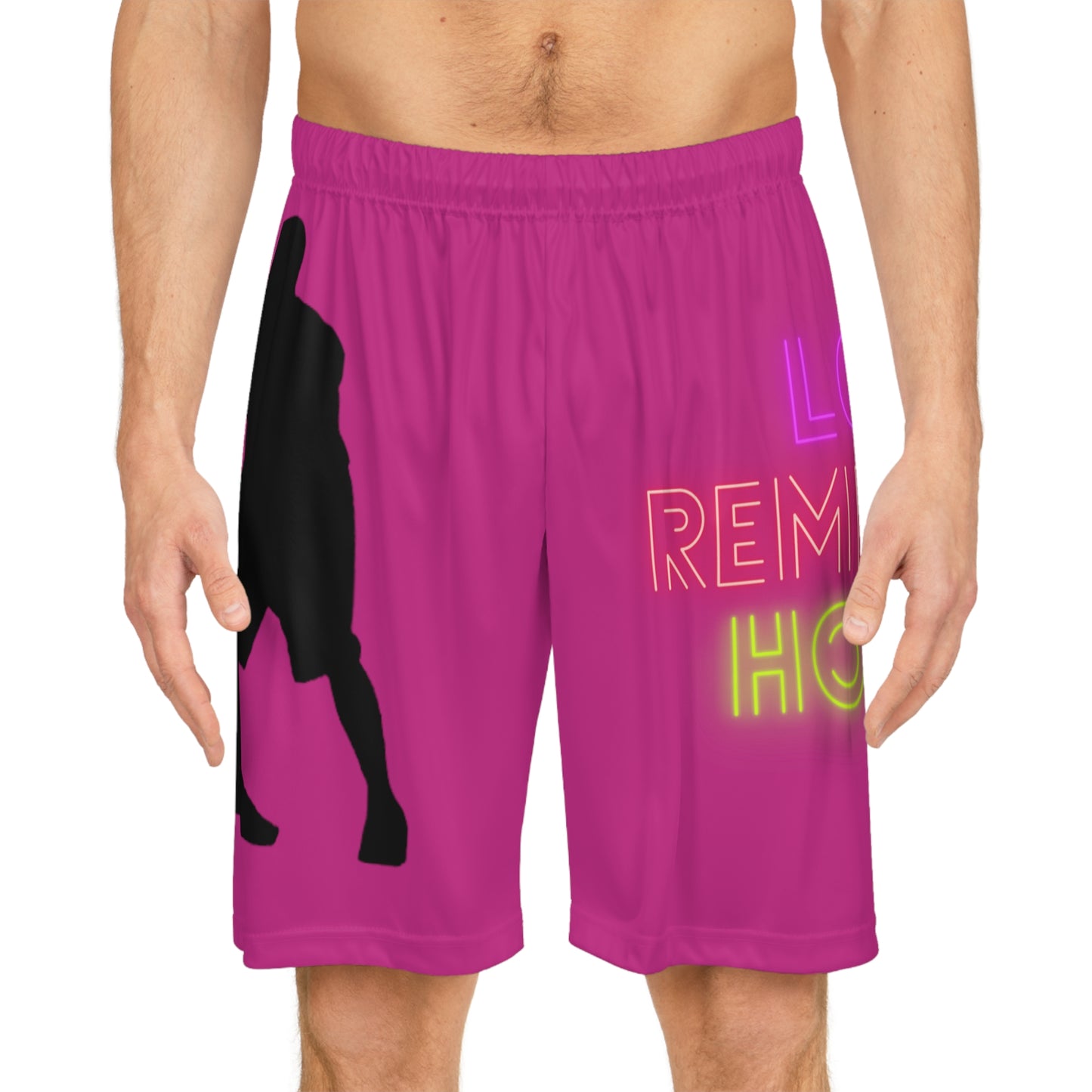 Basketball Shorts: Basketball Pink 